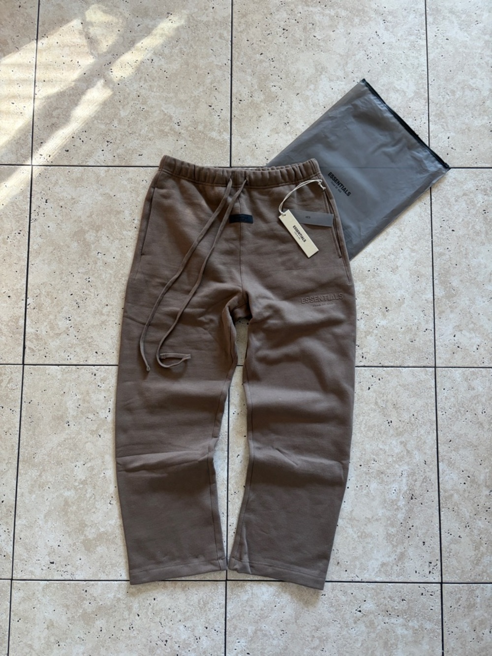 Essentials Fear Of God Wood Uncuffed Sweatpants